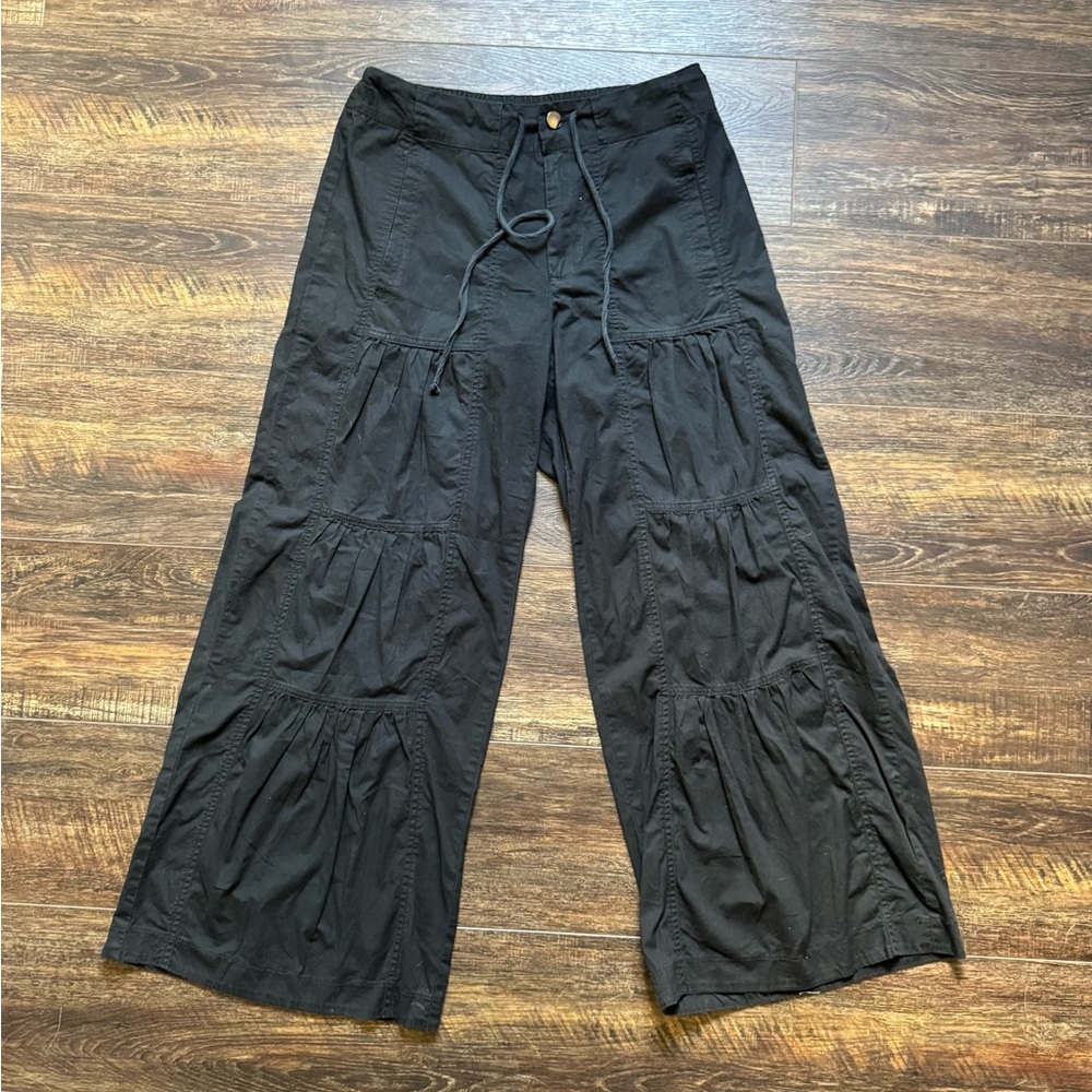 SOFT SURROUNDINGS Black Ruffle Pants 4